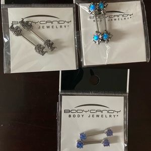 Bnwt nipple rings